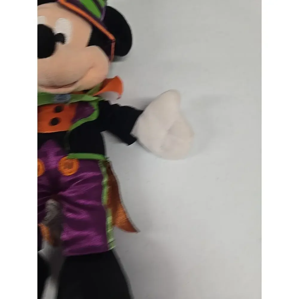 Disney Parks Mickey Mouse Trick Or Treat Halloween Stuffed Plush 12 Inches